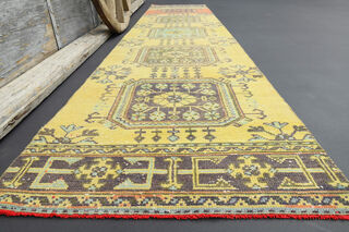 Vintage Floral Runner Rug - Thumbnail