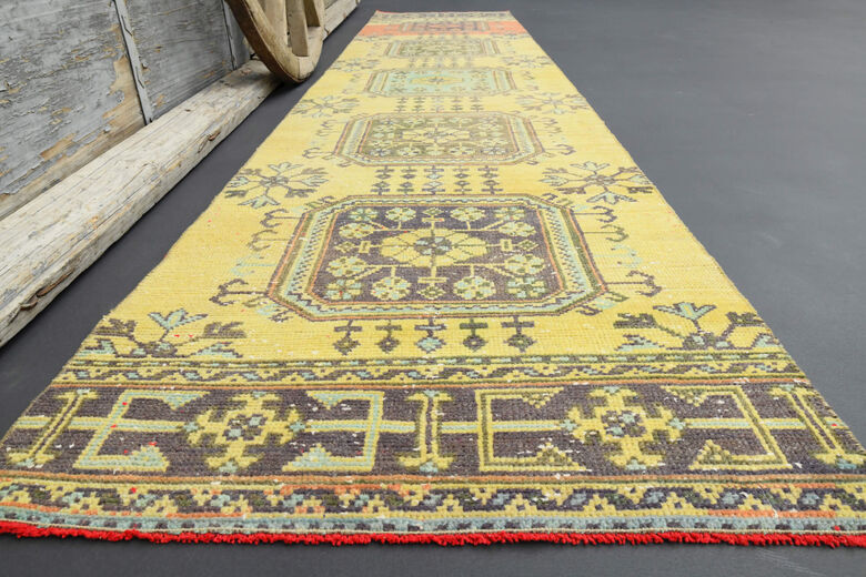 Vintage Floral Runner Rug