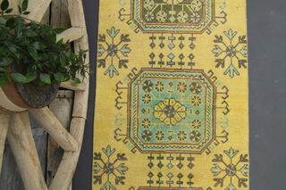 Vintage Floral Runner Rug - Thumbnail