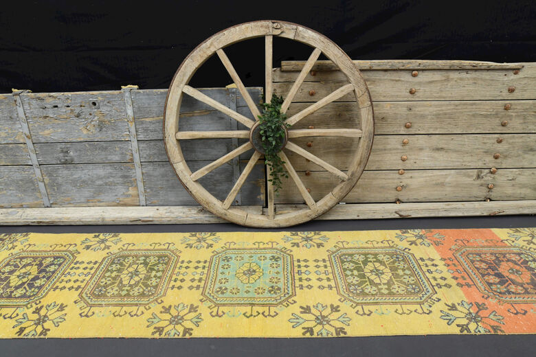 Vintage Floral Runner Rug