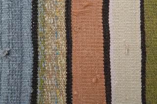 Colorful Flatweave Striped Runner - Thumbnail