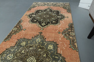 Vintage Oriental Runner Rug - Thumbnail