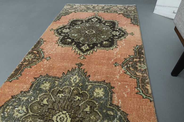 Vintage Oriental Runner Rug