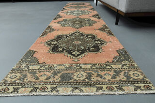 Vintage Oriental Runner Rug - Thumbnail