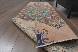 Vintage Turkish Runner Rug - Thumbnail