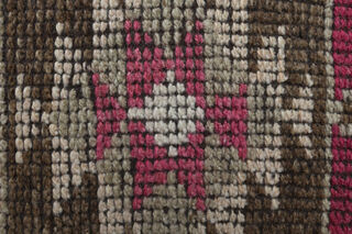 Handwoven Pink Runner Rug - Thumbnail