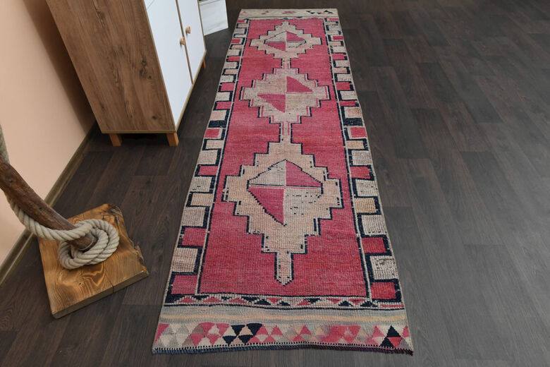 Pink Vintage Runner Rug