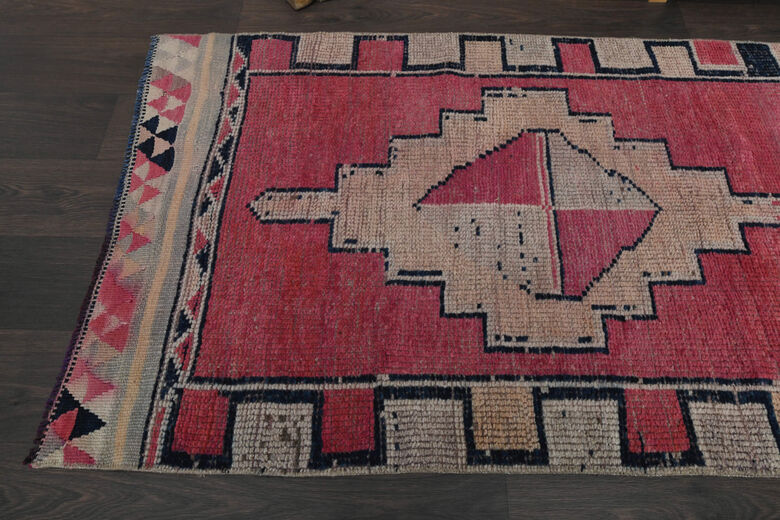 Pink Vintage Runner Rug