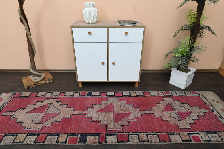 Pink Vintage Runner Rug