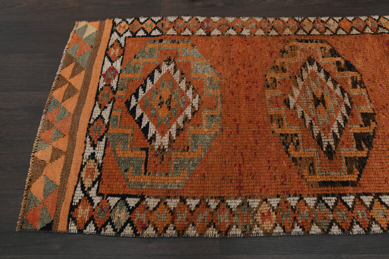 Turkish Vintage Runner Rug