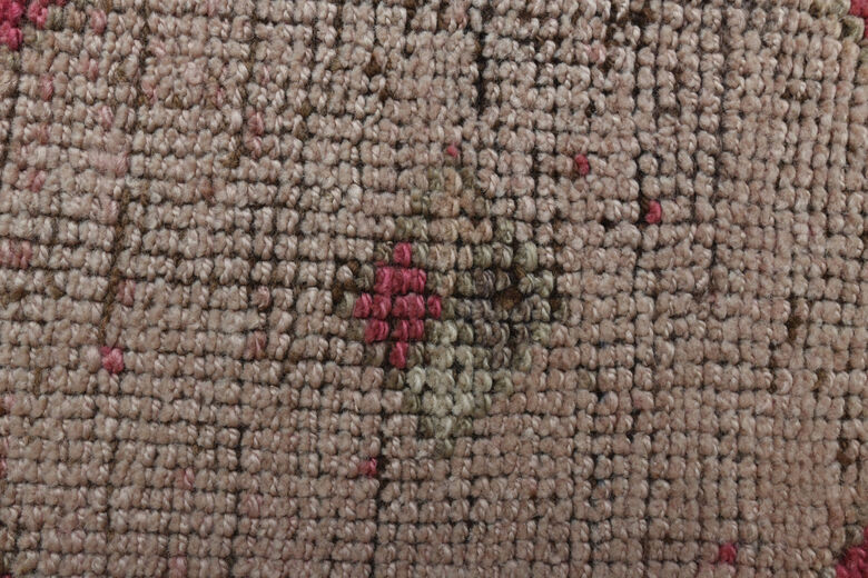 Narrow Pink Vintage Runner Rug