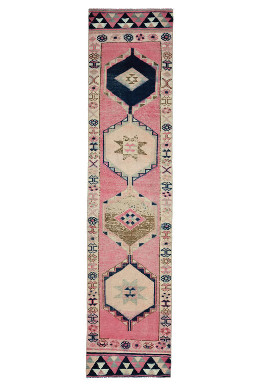 Pink Vintage Runner Rug