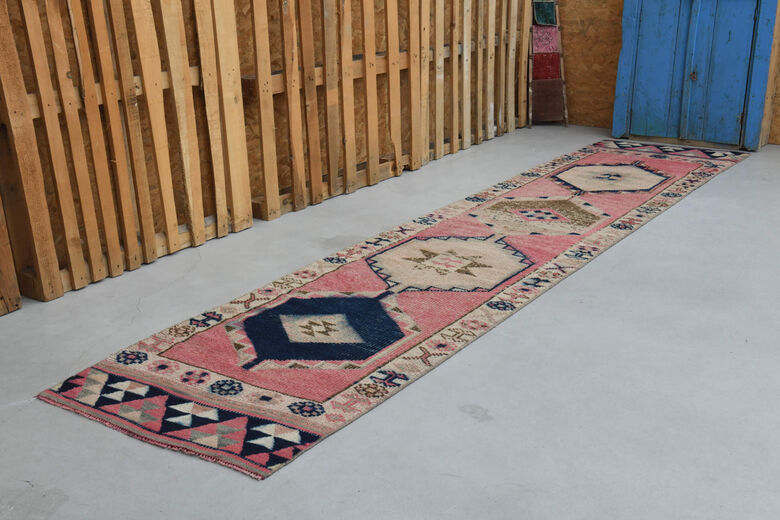 Pink Vintage Runner Rug