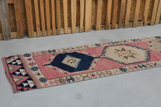 Pink Vintage Runner Rug - Thumbnail