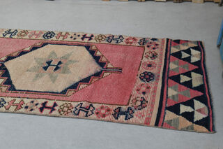 Pink Vintage Runner Rug - Thumbnail