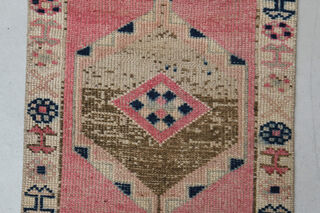 Pink Vintage Runner Rug - Thumbnail