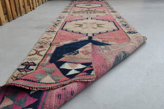 Pink Vintage Runner Rug - Thumbnail