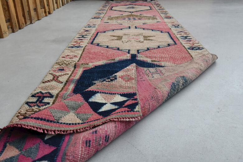 Pink Vintage Runner Rug