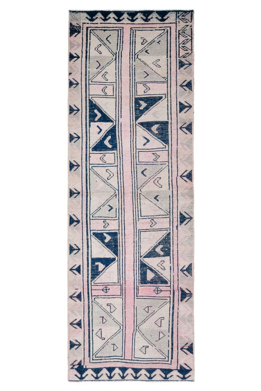 Soft Pink Vintage Runner Rug