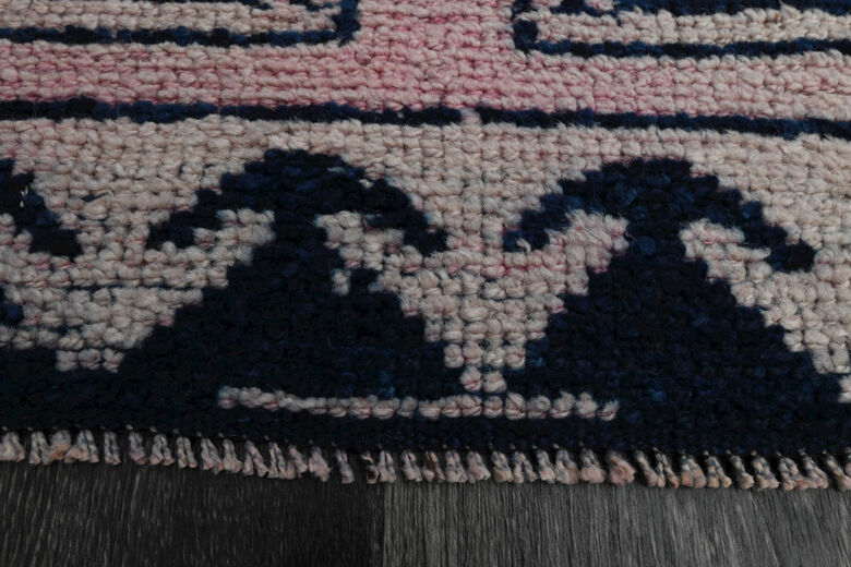 Soft Pink Vintage Runner Rug