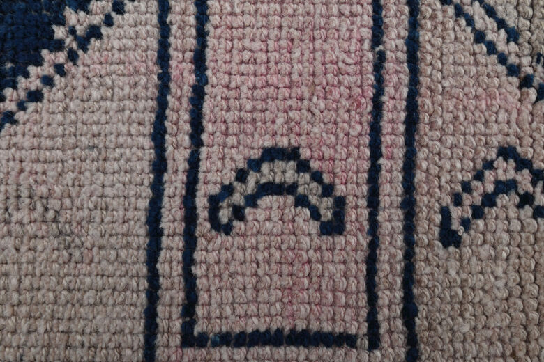 Soft Pink Vintage Runner Rug