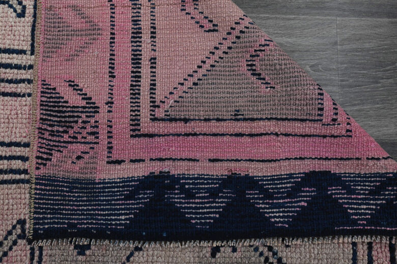 Soft Pink Vintage Runner Rug