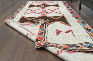 Turkish Vintage Runner Rug - Thumbnail