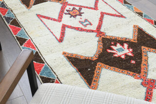 Turkish Vintage Runner Rug - Thumbnail