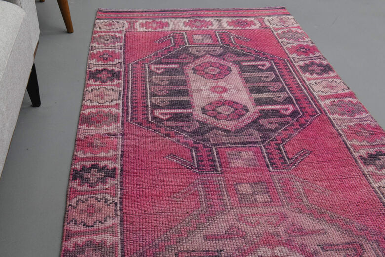 Pink Vintage Runner Rug