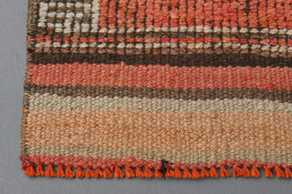 Hand-Knotted Vintage Runner Rug - Thumbnail