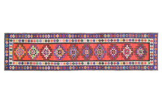 Colorful Vintage Turkish Runner - Thumbnail