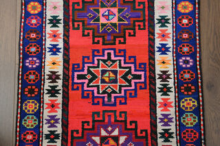 Colorful Vintage Turkish Runner - Thumbnail