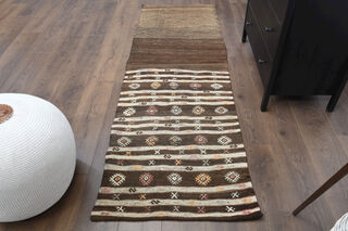 Ethnic Anatolian Runner Rug - Thumbnail