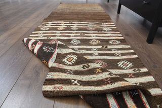 Ethnic Anatolian Runner Rug - Thumbnail