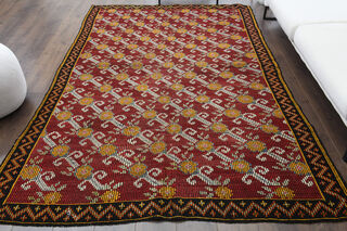 Turkish Kilim Area Rug - Thumbnail