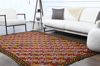 Turkish Kilim Area Rug - Thumbnail