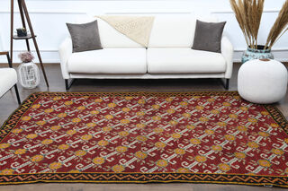 Turkish Kilim Area Rug - Thumbnail