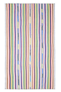 Vintage Area Striped Rug - Thumbnail