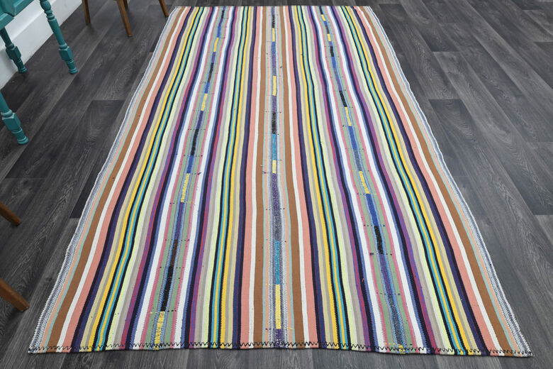 Vintage Area Striped Rug