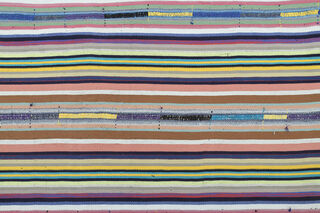 Vintage Area Striped Rug - Thumbnail