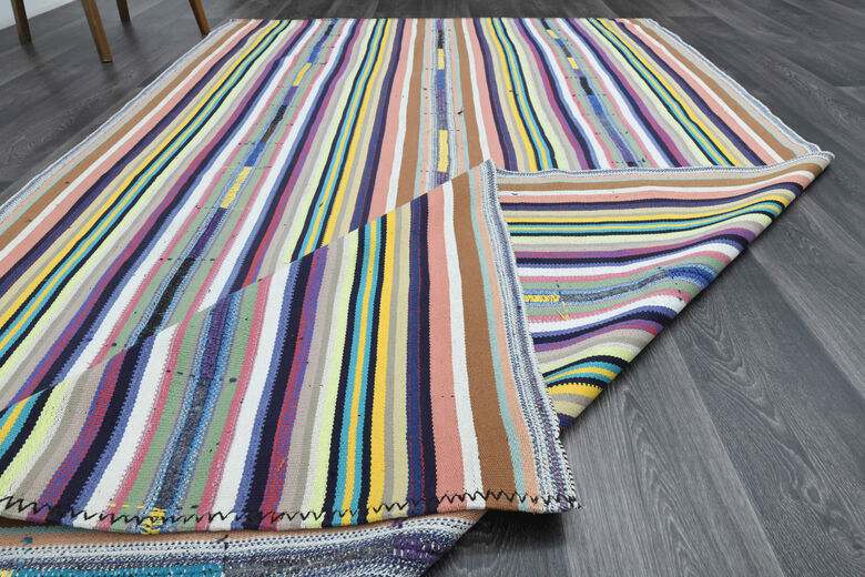 Vintage Area Striped Rug