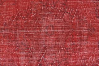 Vintage Red Oriental Area Rug - Thumbnail