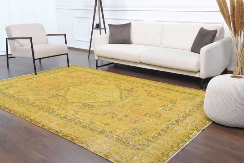 Mustard Yellow - Vintage Rug