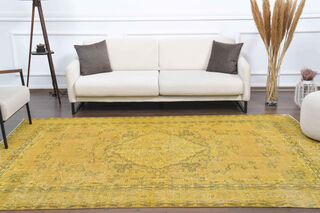 Mustard Yellow - Vintage Rug - Thumbnail