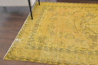 Mustard Yellow - Vintage Rug - Thumbnail