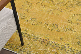 Mustard Yellow - Vintage Rug - Thumbnail