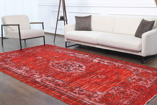 Velvet Red - Vintage Area Rug - Thumbnail