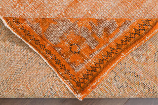 Orange Overdyed Vintage Rug - Thumbnail