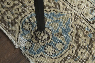 Brown Green Vintage Area Rug - Thumbnail