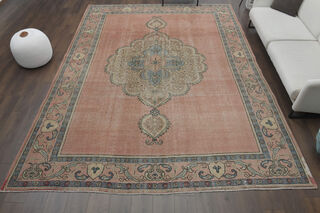 Handmade Pink Area Rug - Thumbnail